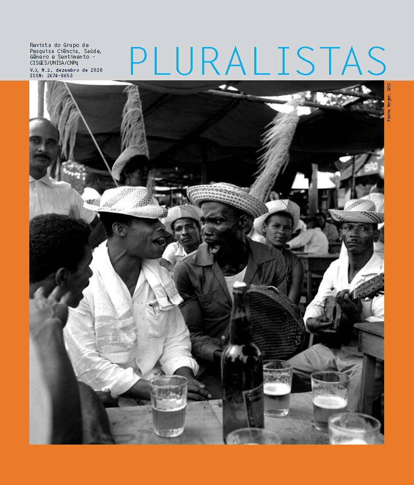					Visualizar v. 3 n. 2 (2020): Revista Pluralistas - Revista do Grupo de Pesquisa Ciência, Saúde, Gênero e Sentimento - CISGES/UNISA/CNpq
				